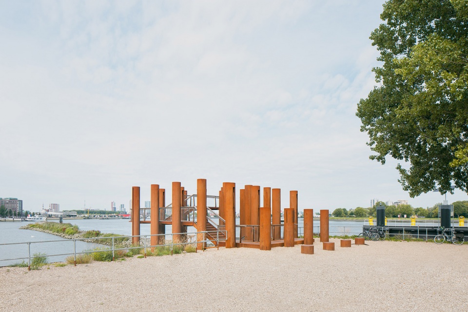 鹿特丹“水之林”观景台丨荷兰鹿特丹-3