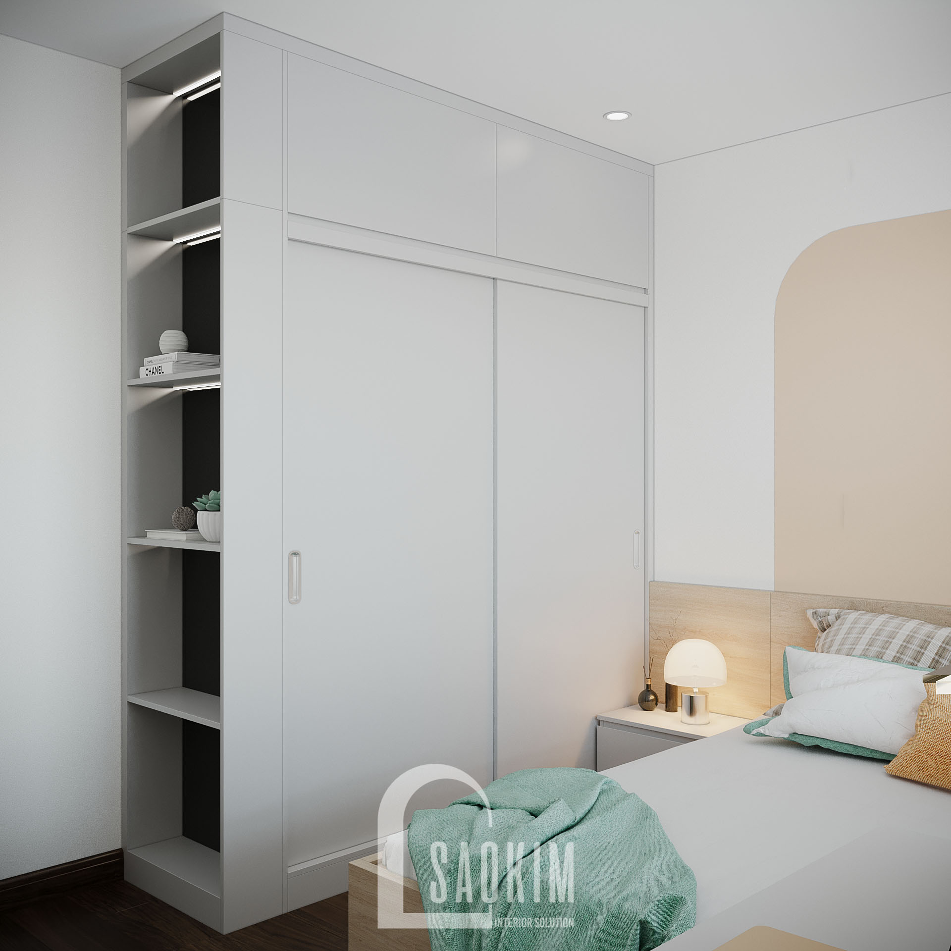 80m2 Eco Home 3 公寓丨Sao Kim 室内解决方案有限公司-17