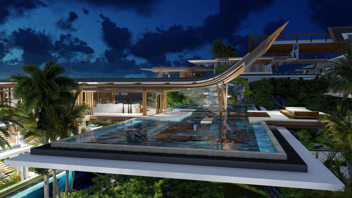 墨西哥尤卡坦半岛上的自然与现代共生之家-47