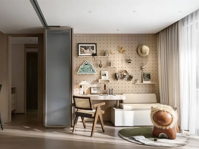 现代 120㎡原木风私宅-2