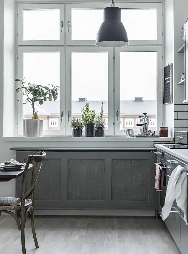 全面灰色空间设计，厨房成为亮点-4