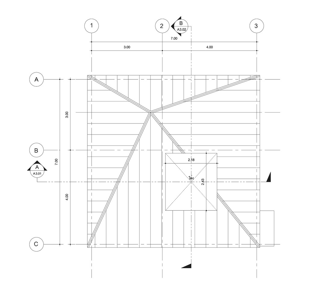 ASWA Studio 深色几何体量:曼谷小型工作室-24