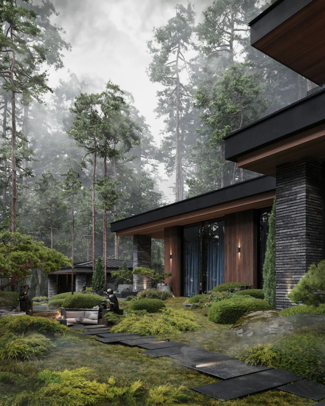 圣彼得堡900㎡森林别墅丨俄罗斯圣彼得堡丨STUDIA 54俄罗斯建筑设计工作室-40