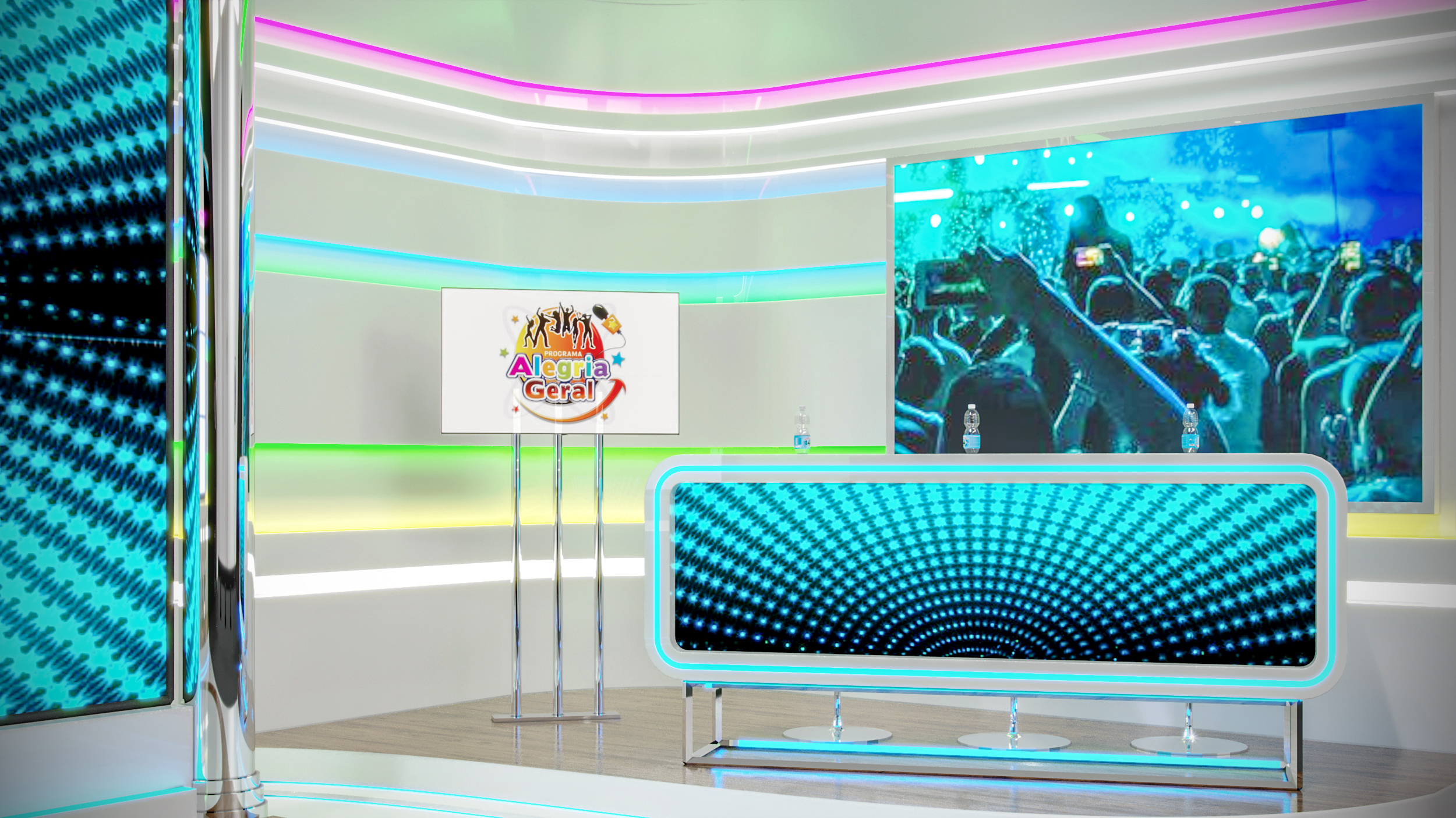 CGI Estúdio gravação - programa Alegria Geral-2