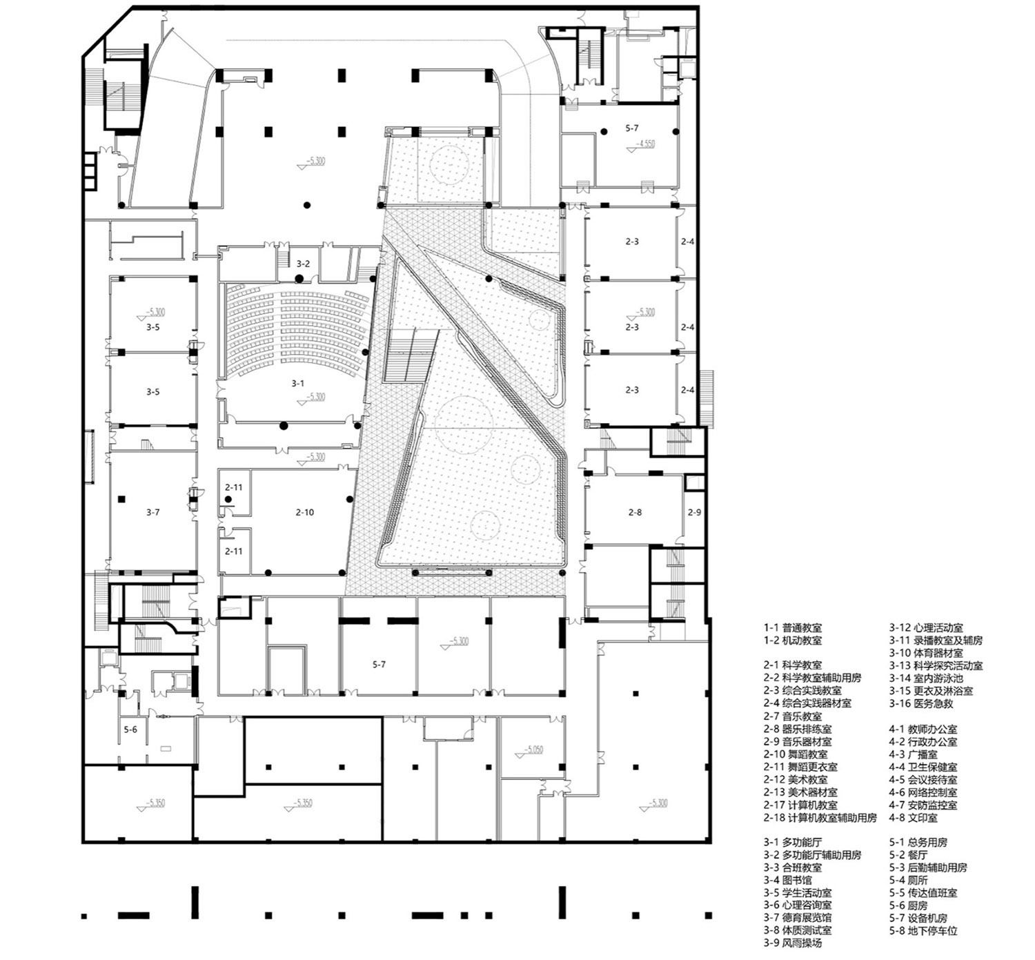 深圳福田绿洲小学丨中国深圳丨悉地国际东西影工作室-124