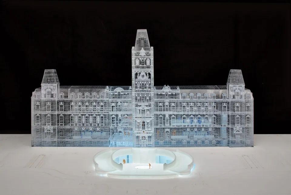 魁北克国民议会新馆 | 地下螺旋坡道展现民主精神-77