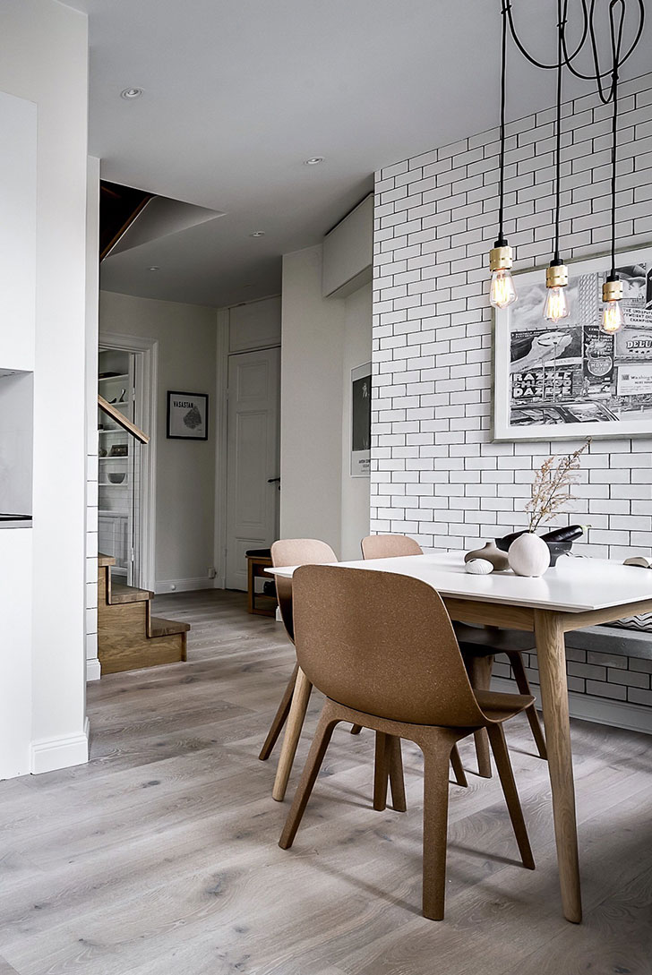 斯德哥尔摩 115 平米公寓 | 暗色调的优雅魅力-17