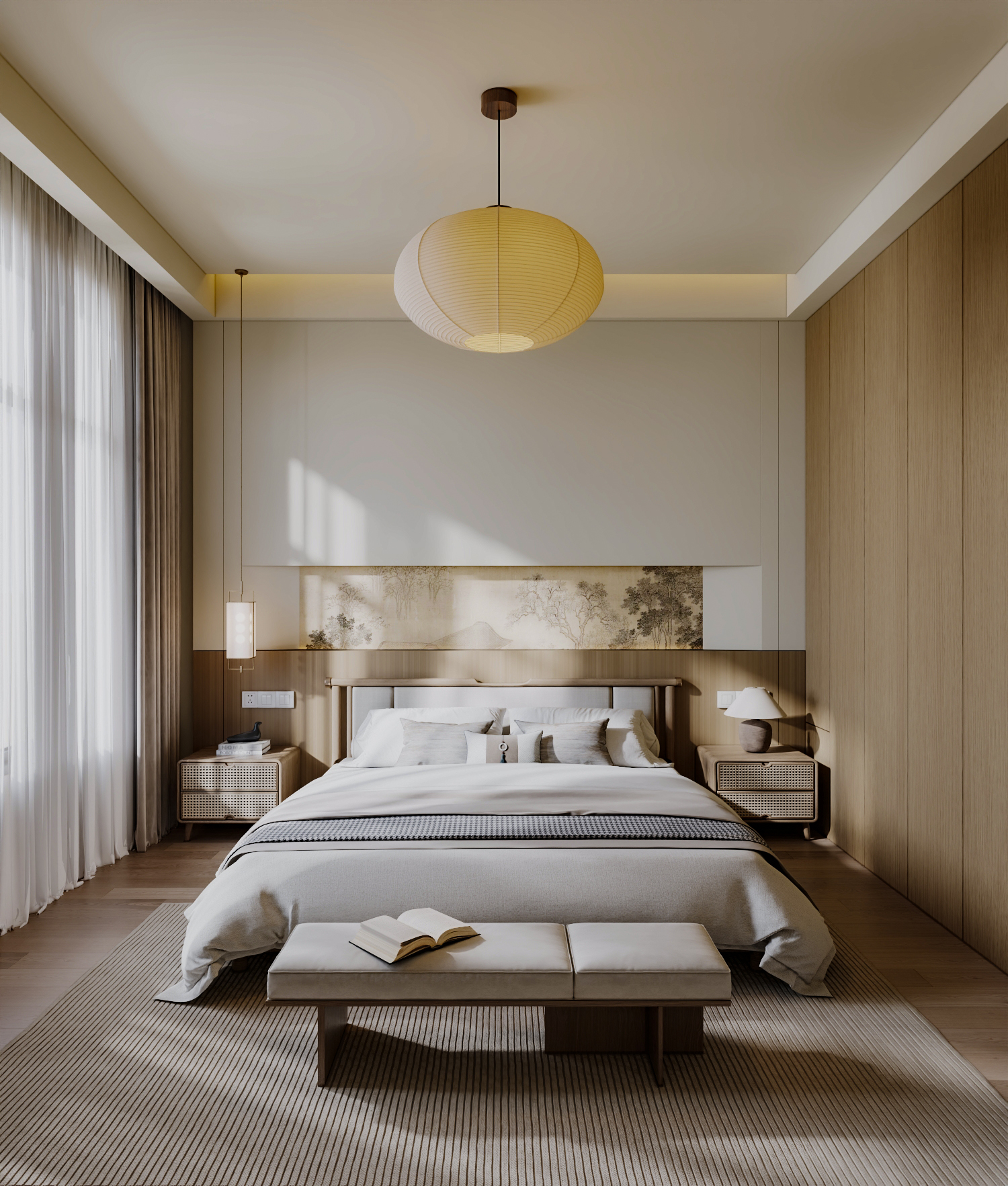 宋氏美学中式住宅空间设计-15