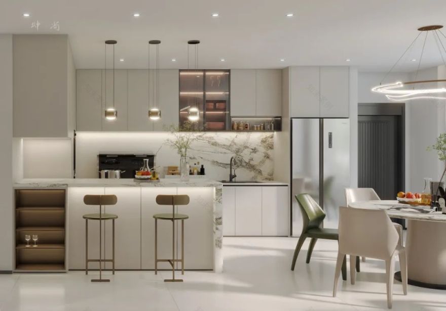 广州坤尚设计 450㎡现代风格豪宅丨中国广州-15