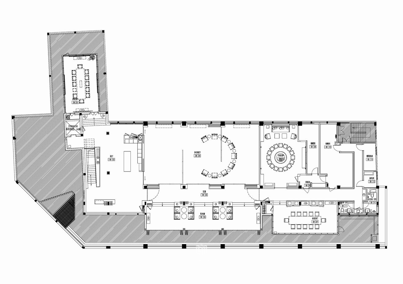 禾易建筑设计--上海某办公楼改造-31