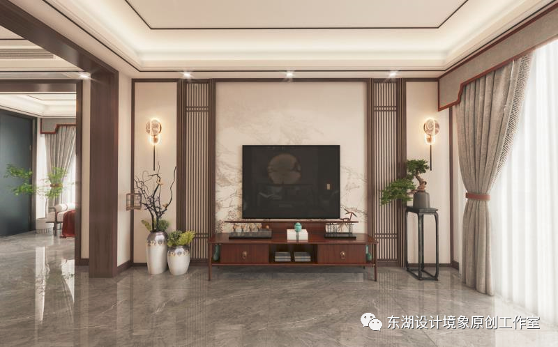 书院世家新中式住宅丨东湖设计境象原创工作室-13