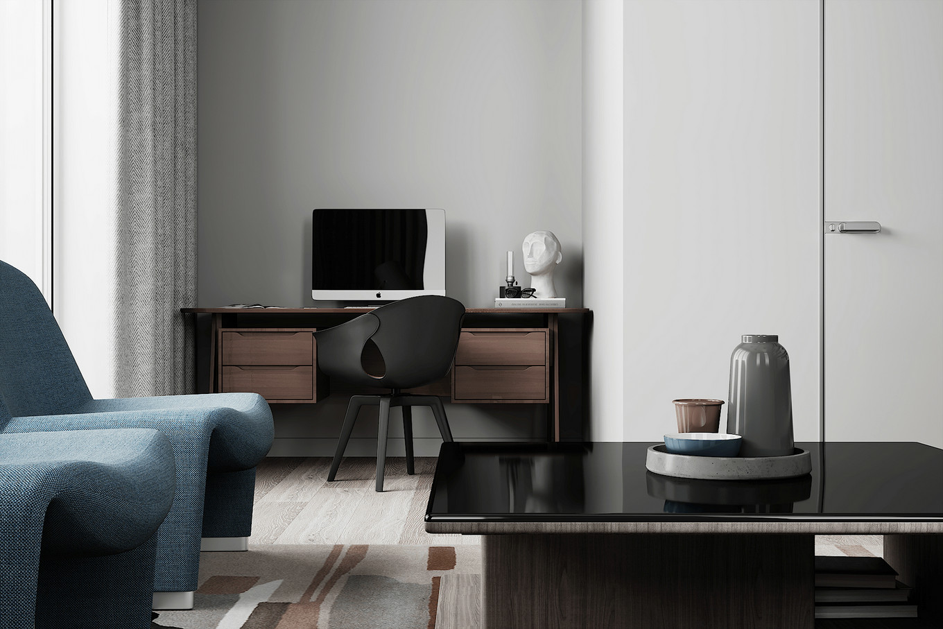 现代轻奢风家居设计 | 质感灵魂的生活空间-10