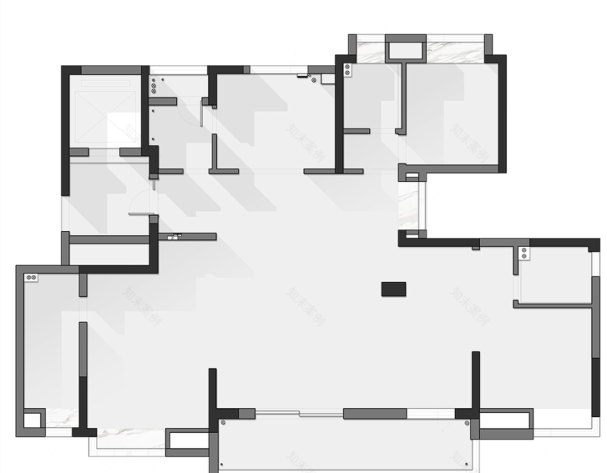 联投安屿那奶油侘寂中古住宅设计丨艺境·陈设软装-4