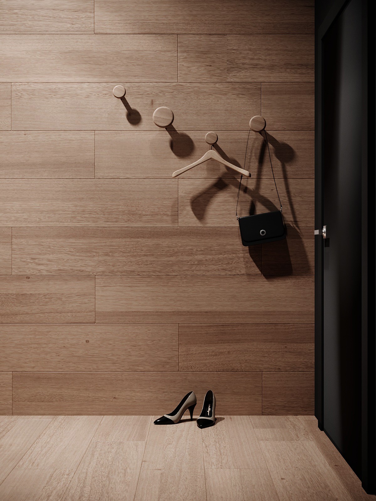 120m²现代风住宅，高级灰与木色的经典搭配-19