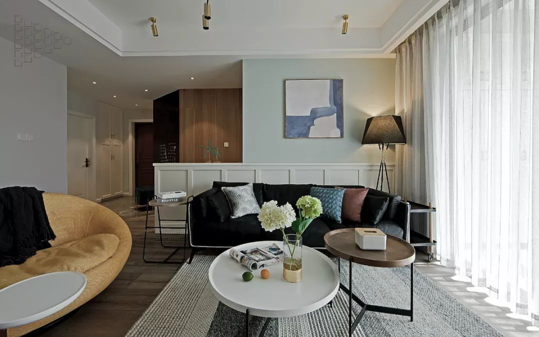 125㎡现代文艺范家居，优雅华丽空间感-19