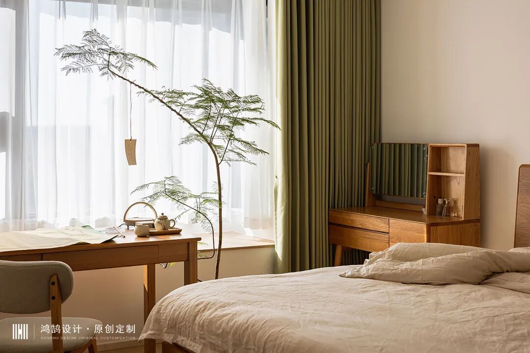 128㎡现代原木|砚书岁月，筑雅居栖自然。-30