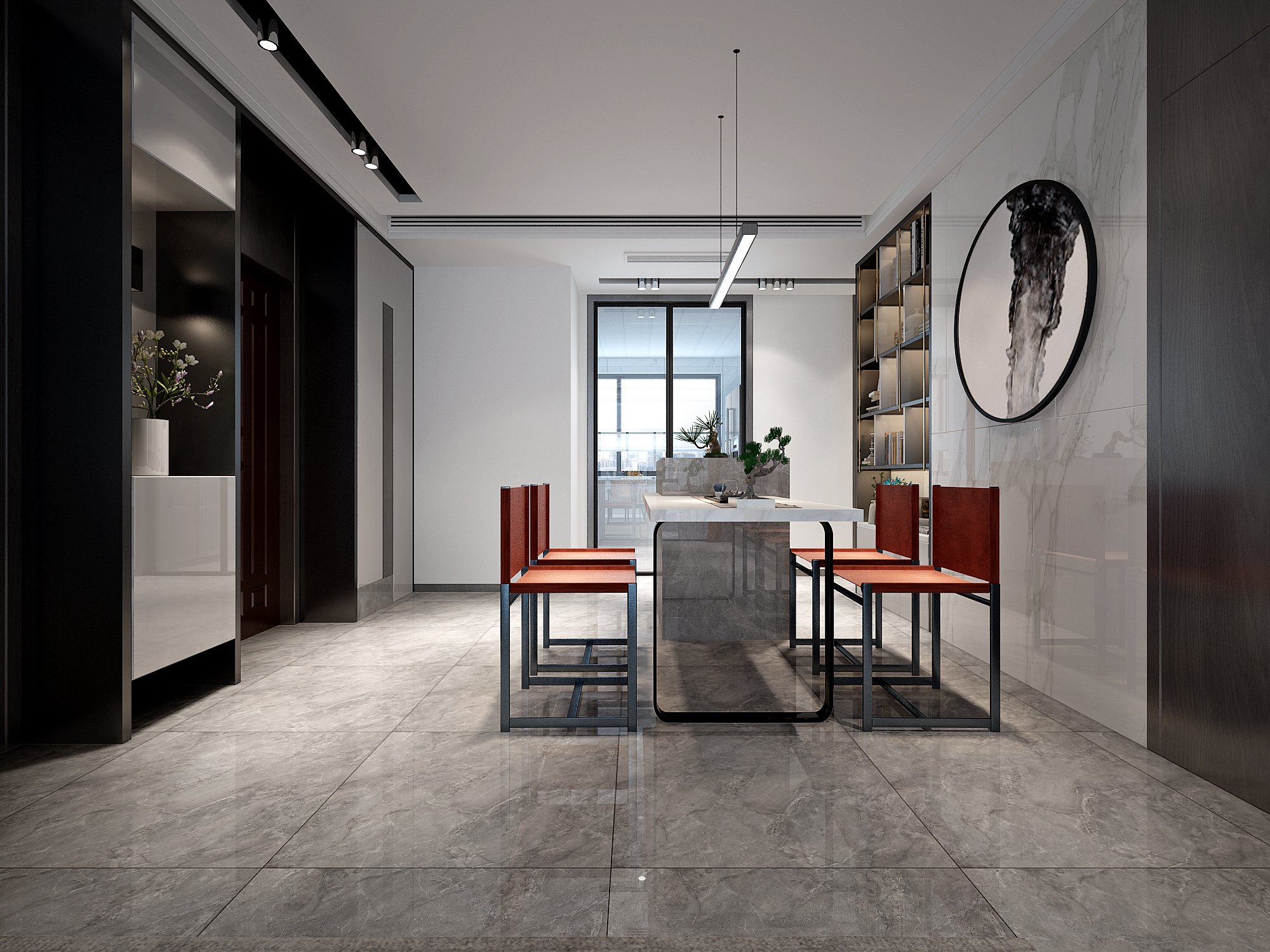 扬州·邗江碧水蓝湾 128㎡平层住宅设计-4