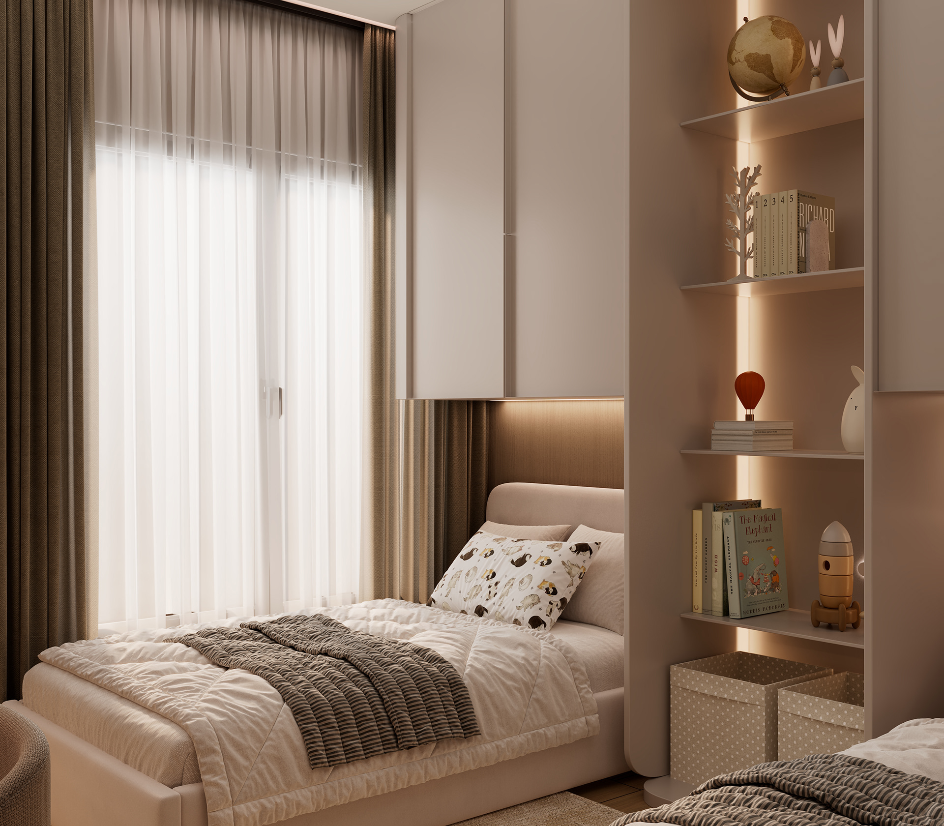 现代儿童卧室、浴室丨EgyptCairo-9