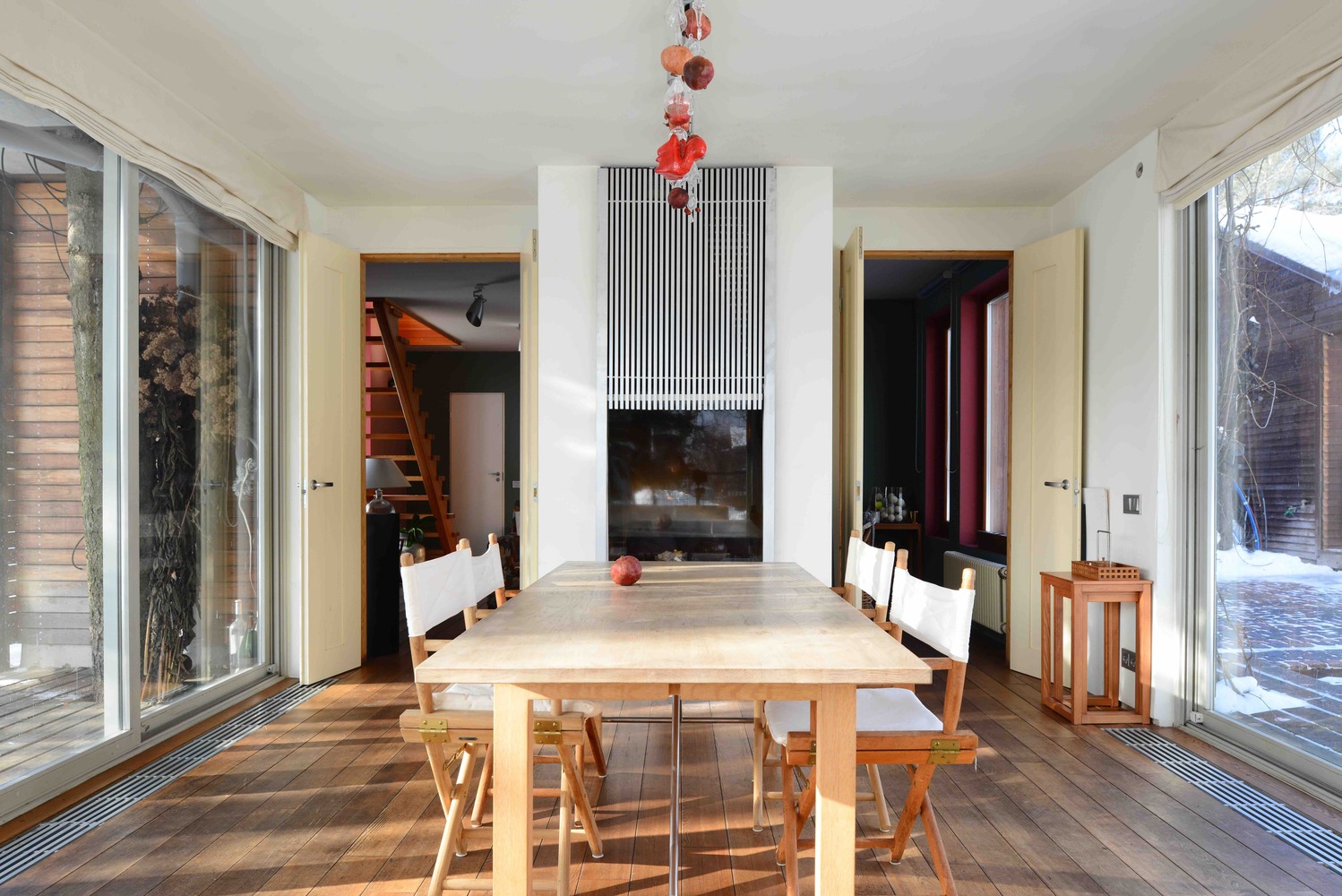 莫斯科魅力暗木小屋，玻璃墙环绕的全年宜居亭子-58