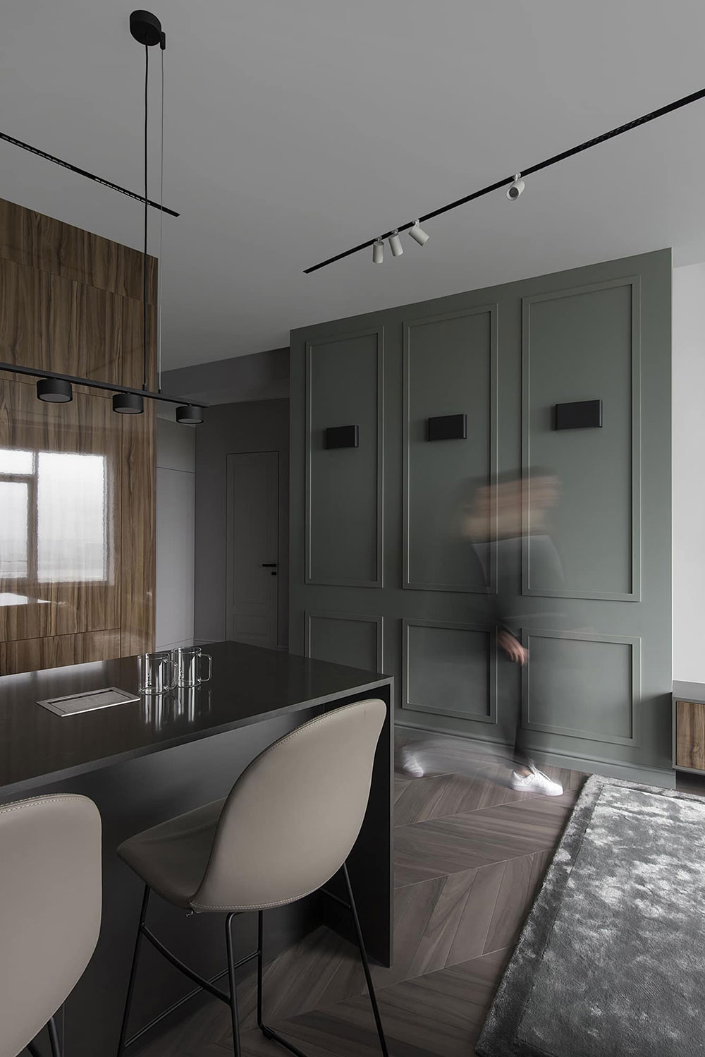 基辅现代公寓的优雅内饰设计-2