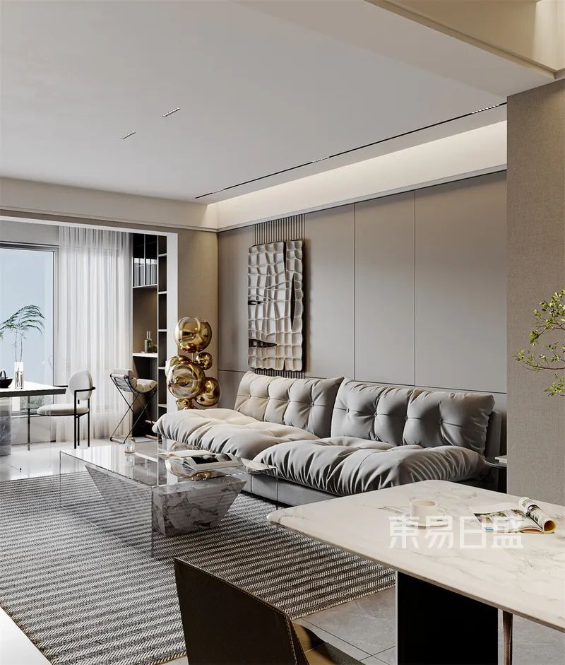 120m²简约风装修，舒适生活从空间开始-18