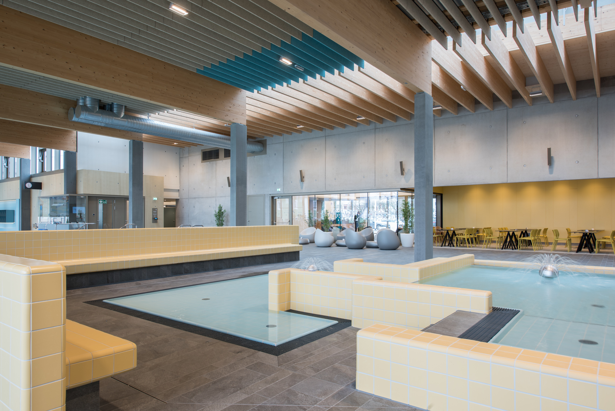 体育馆(Gärtner+Neururer丨体育馆丨Hallenbad Ried Im Innkreis Sauna and Pool)-19