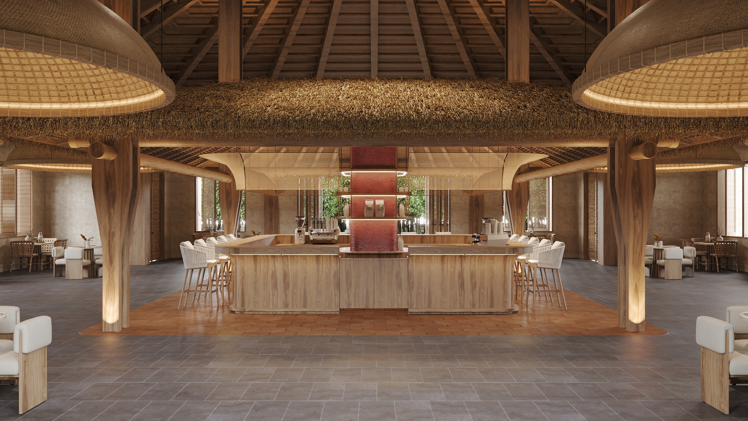 综合室内设计方案（含接待厅,餐厅咖啡馆,别墅）-22