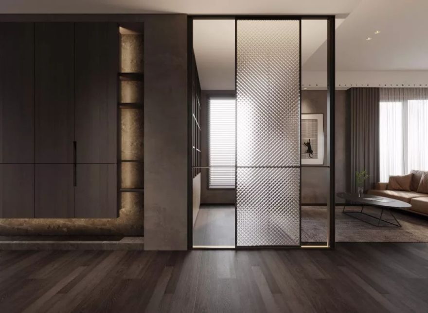 融创越州府顶楼大平层设计 | 温馨灰色系,全开放式厨房-10