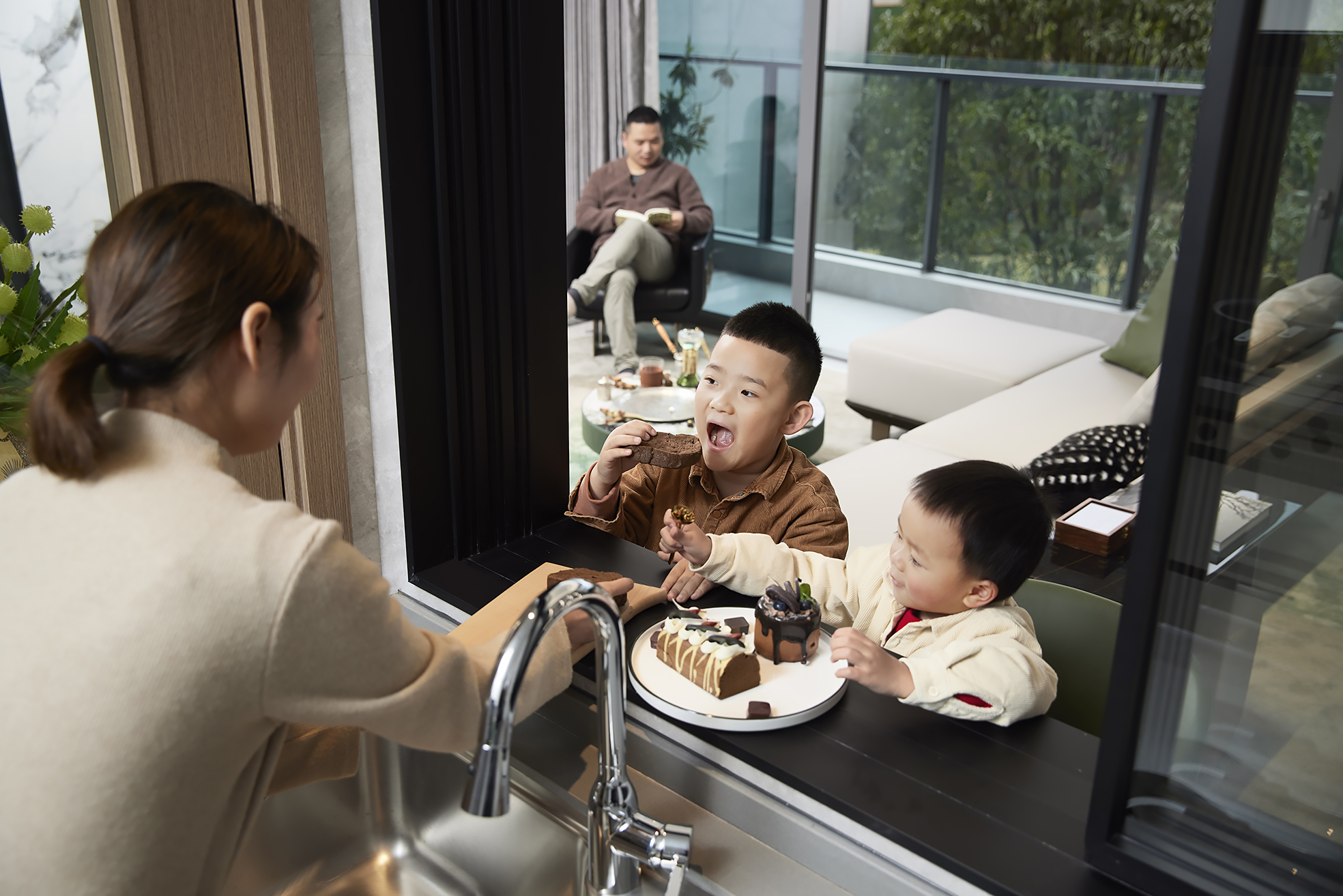 重庆万科璞园样板房丨中国重庆丨深圳 GNU 金秋设计-15