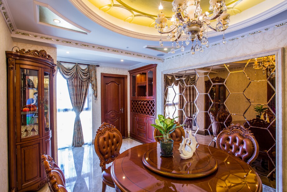 世茂二期 1 号楼美式风格室内设计-7