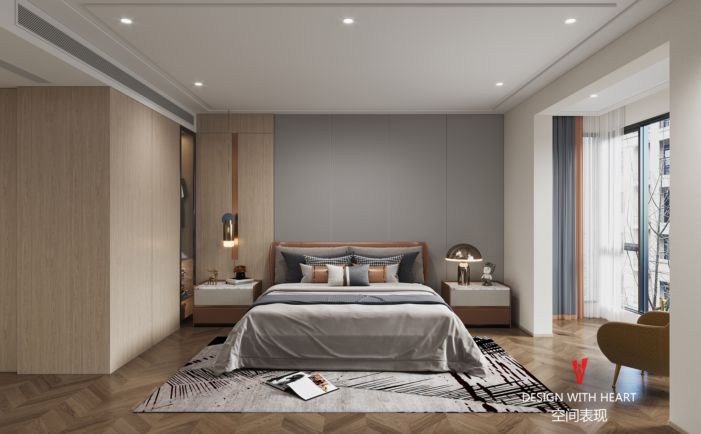 现代卧室设计中的光影艺术-4