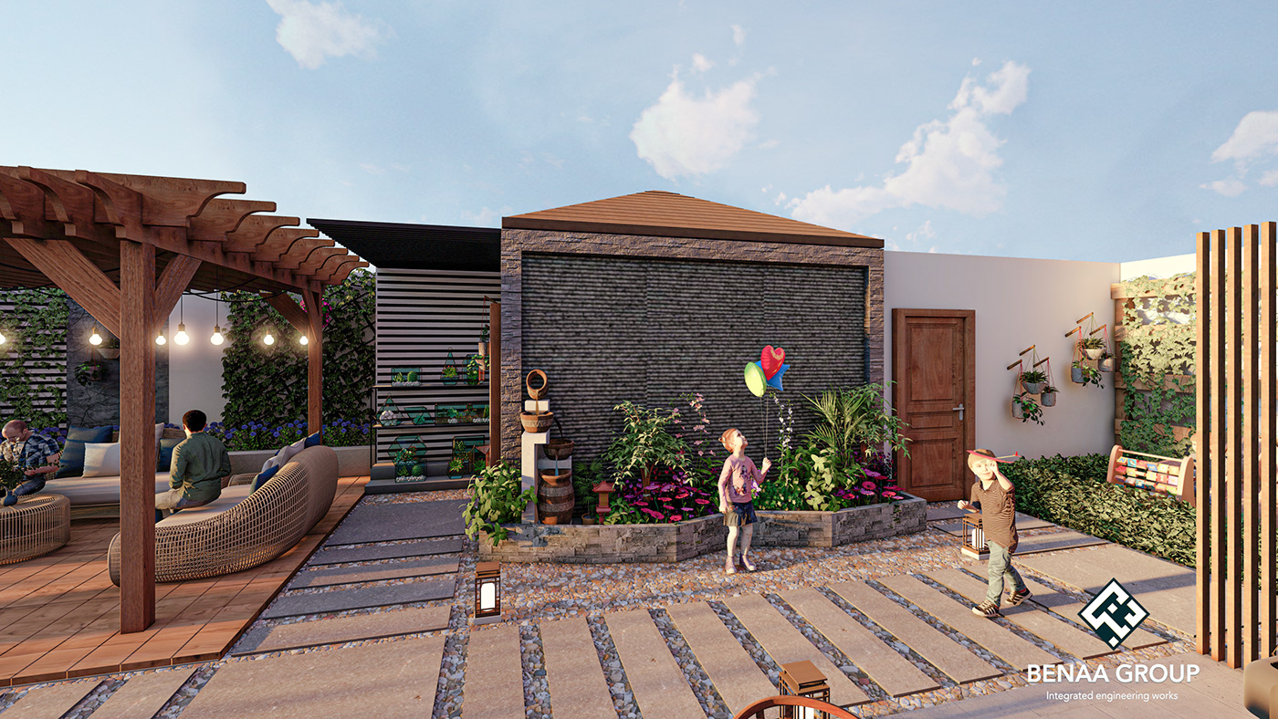 2021 年埃及 Mansoura 住宅建筑的独特屋顶设计-7