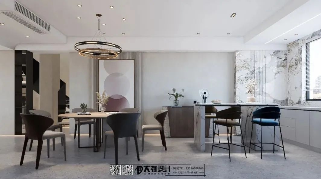 极简轻奢义乌 326㎡贵气住宅设计丨大有团队-26