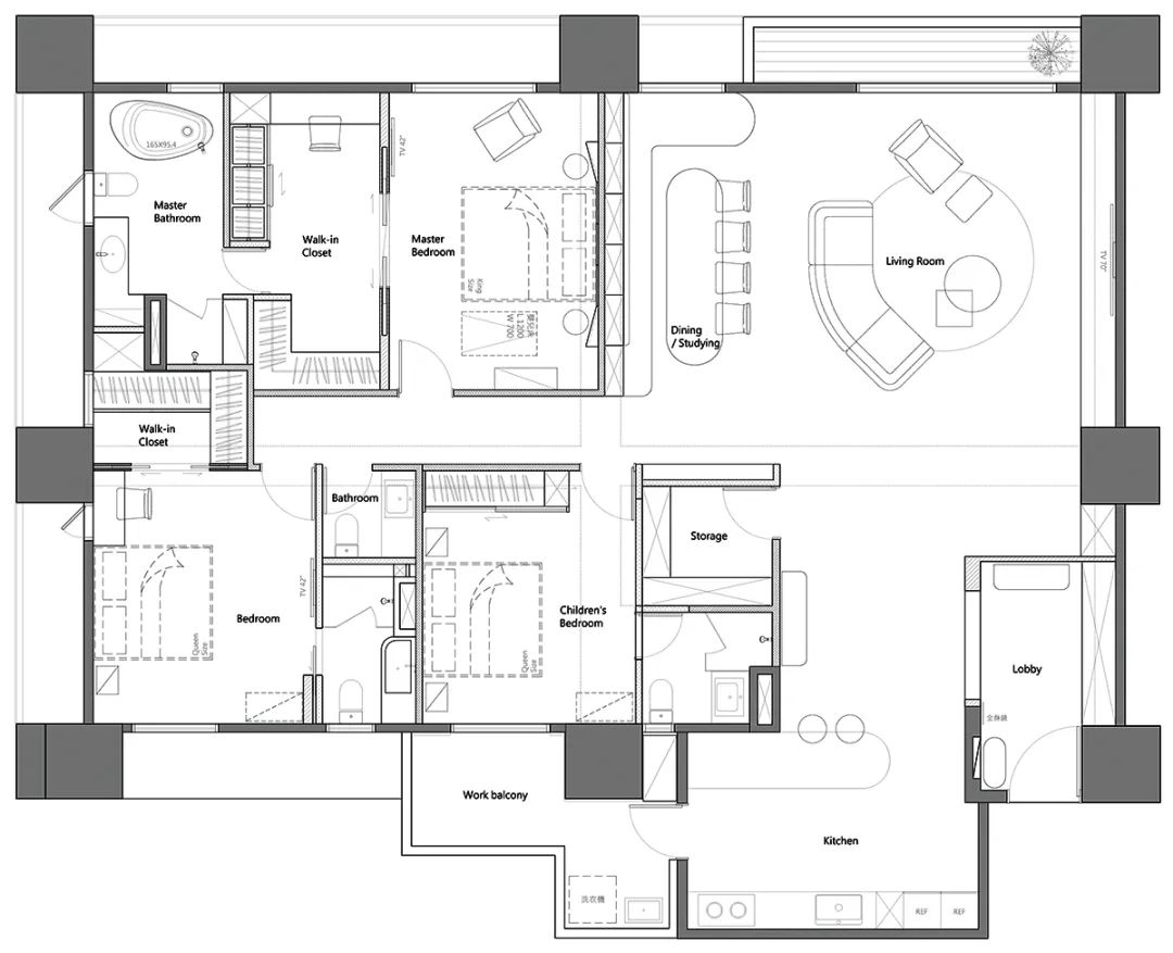 高雄 180㎡时尚母女家丨中国高雄丨HAO Design-58