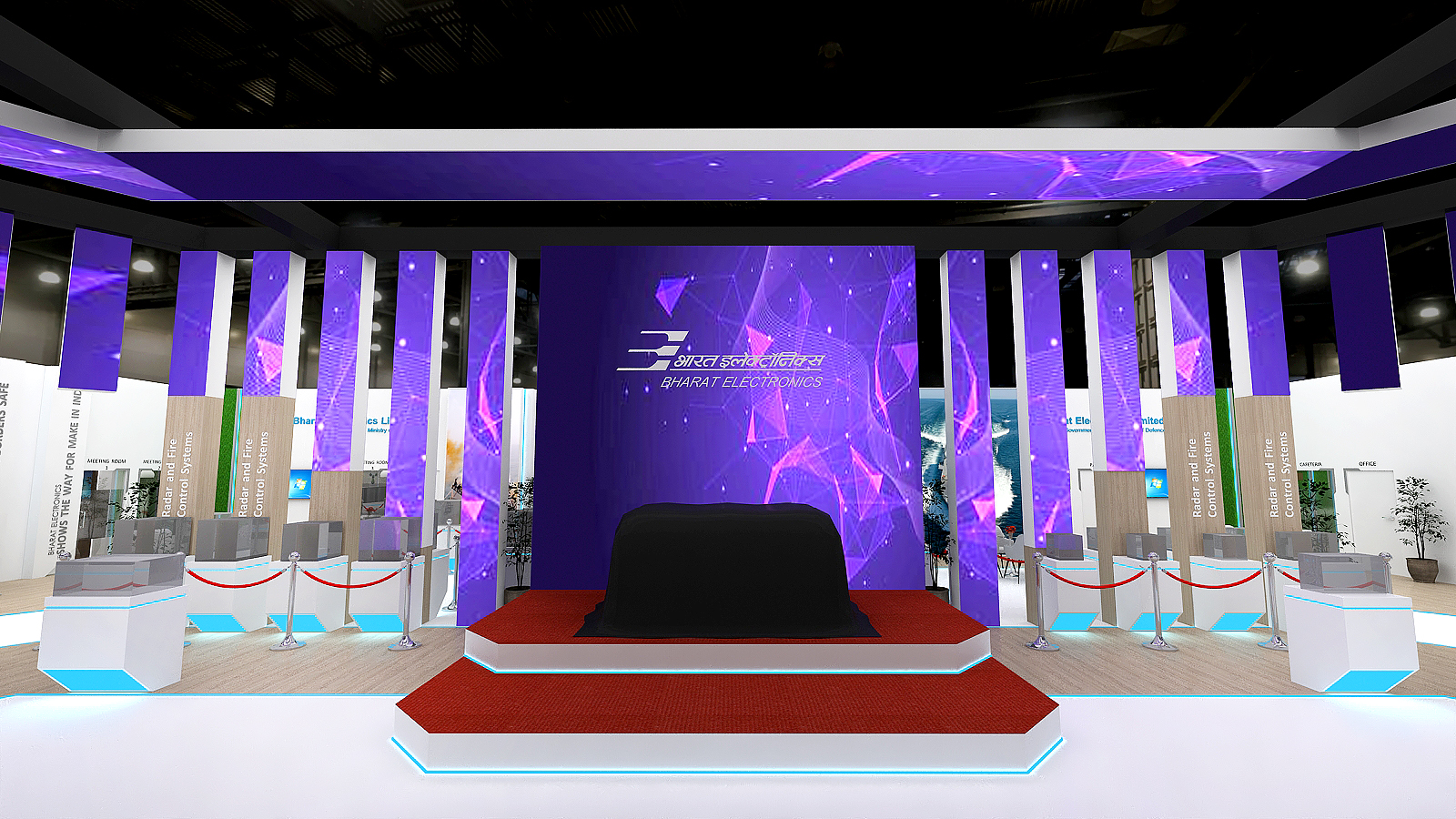 Concept design for BEL for Aero india 2023-6