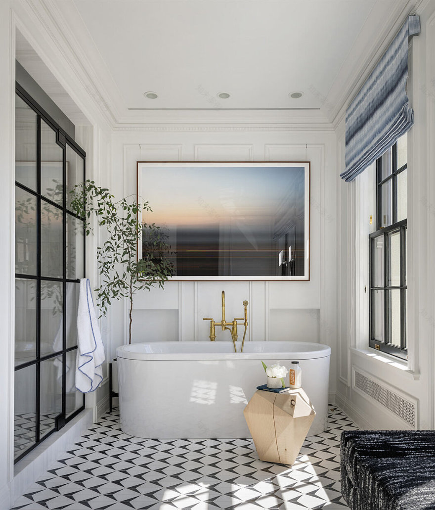 地中海复兴风格住宅设计丨美国西雅图-23