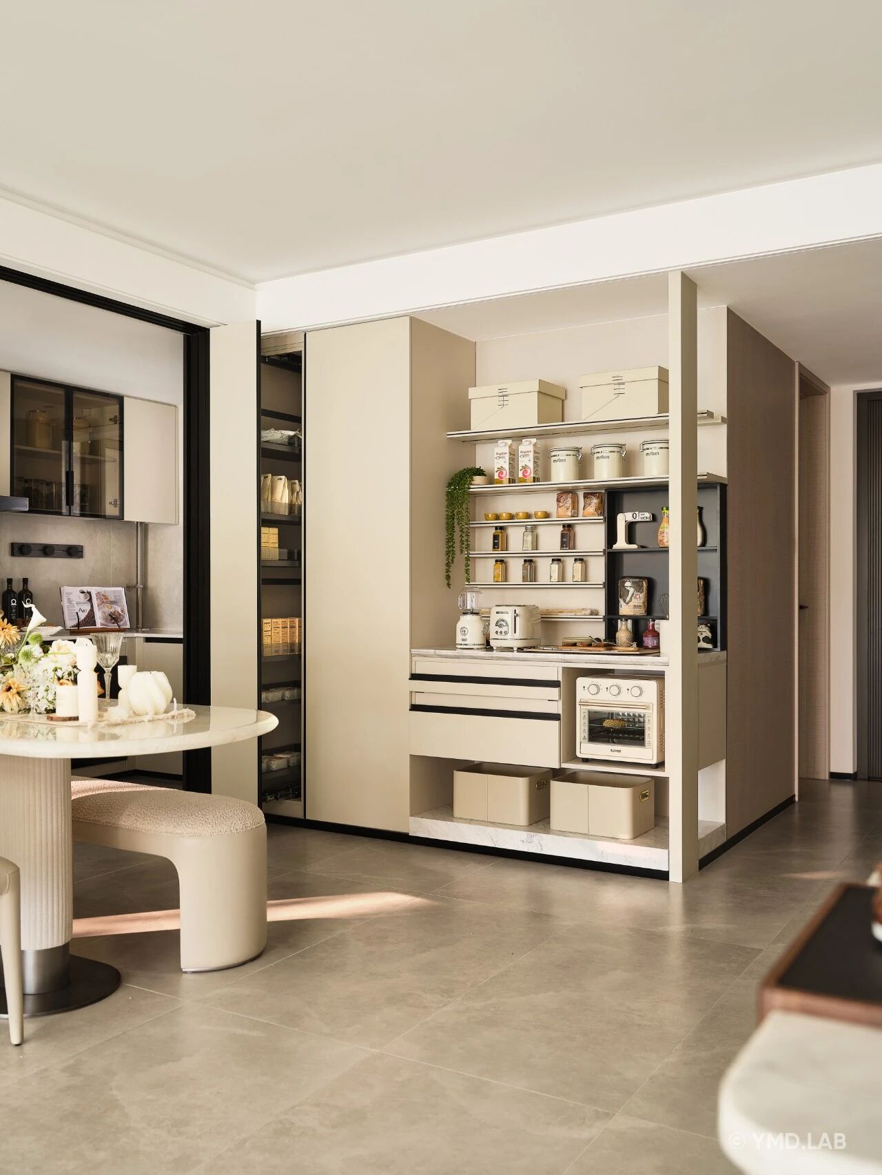 上海120m²奶油风亲子宅,凝固的温柔丨中国上海丨岳蒙设计-13