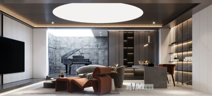 龙湖·天璞 300㎡轻奢叠墅,极简空间秩序诠释生活美学-51