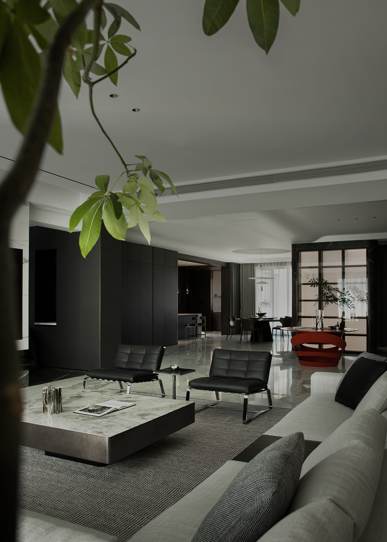 湖景大平层丨中国绍兴丨钱瀚设计团队,常青陈设-28