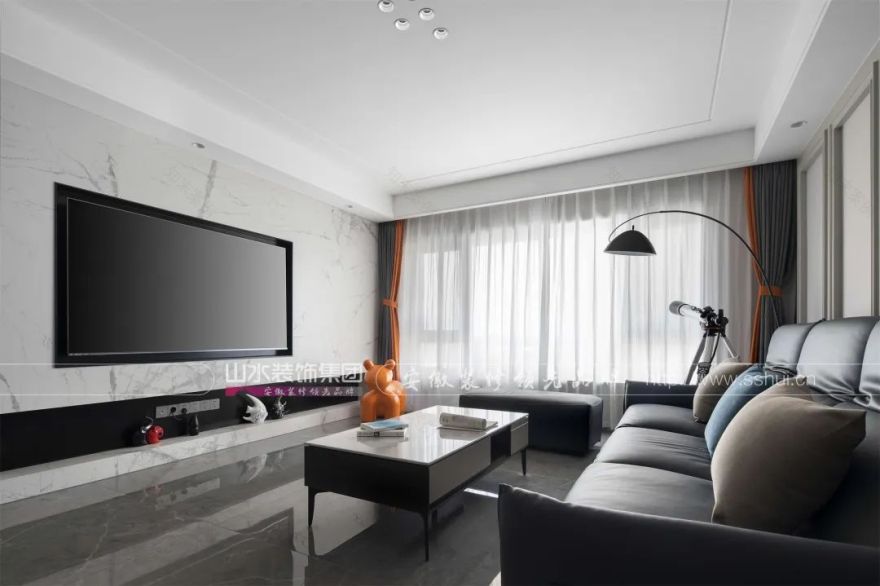 180㎡现代轻奢家丨山水-17