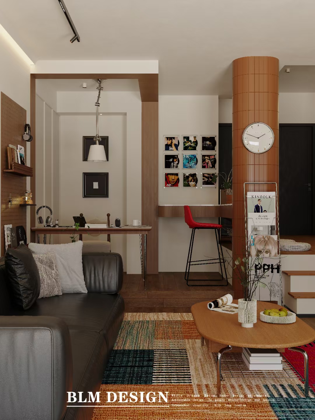 复古  白龙马效果图设计制作-6