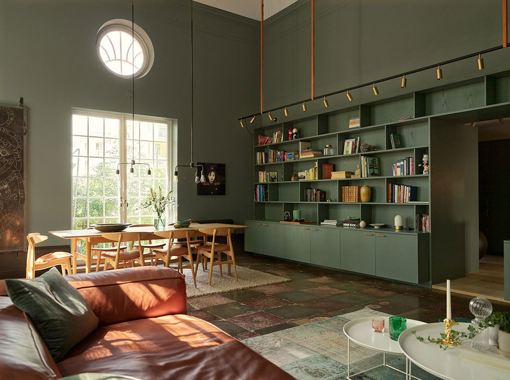 瑞典绿意盎然的前教堂住宅-6