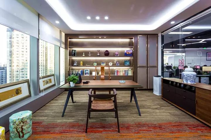 广州创美时办公室设计,优雅蝶变空间-52