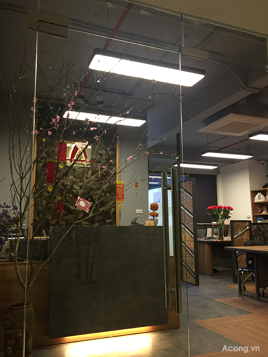 建筑A  Cộng公司办公室室内设计丨越南河内-4