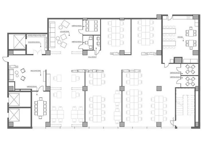乌克兰 AmoMedia 办公室 | 工业风与活力的红绿碰撞-24