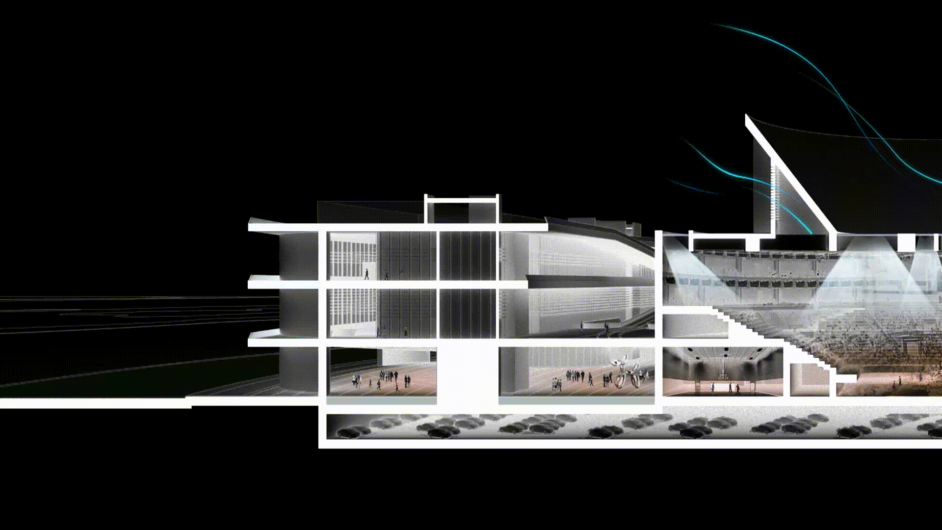 汤桦建筑设计一等奖方案：三亚崖州湾科技城文体中心（深海博物馆及体育中心）-52