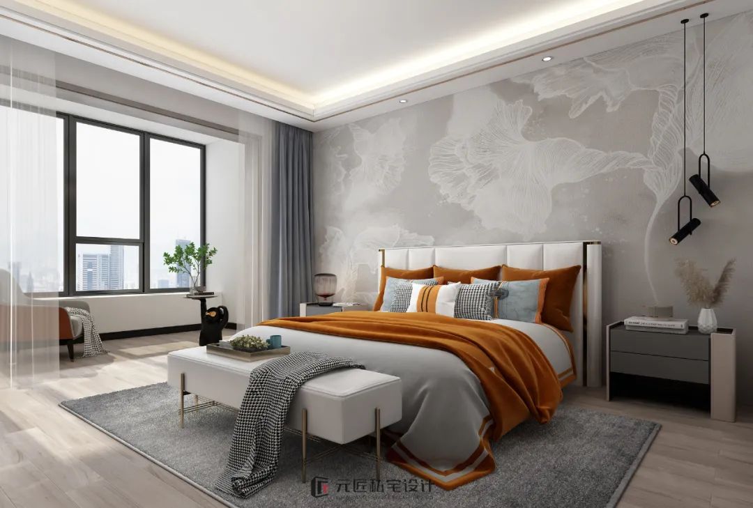 九里晴川 | 220㎡顶楼复式 精致简约感 舒适而自然-19