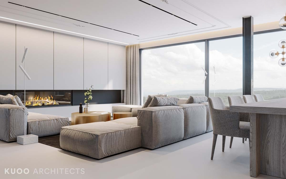 KUOO Architects设计--英国豪华与迷人的金属口音-3