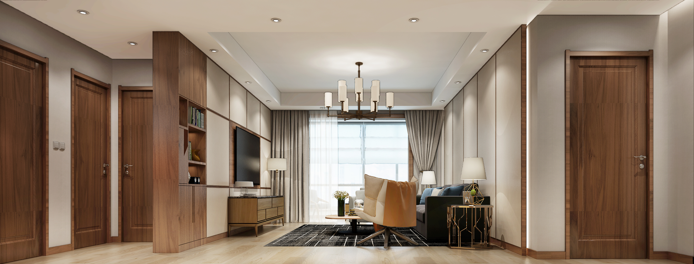 巩义五十中式温馨三居室-5