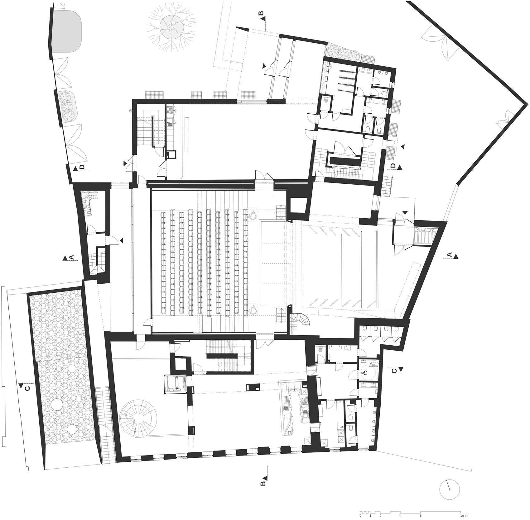 捷克Jirásek剧院修复丨Adam Rujbr Architects-53